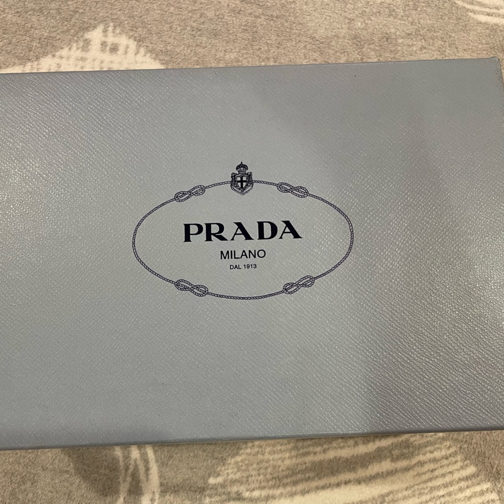 Prada Black suede 4” heel shoes with golden balls decor, size 38.5 - Picture 14 of 14